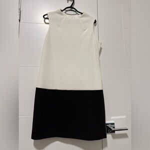 Tiana B. Two-Tone Black and White Mini Dress
